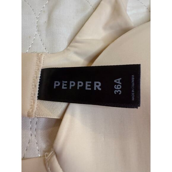 Pepper Lift Up Bra 36A Light Nude Minimal Lift Underwire Everyday T-Shirt Bra - Picture 4 of 4